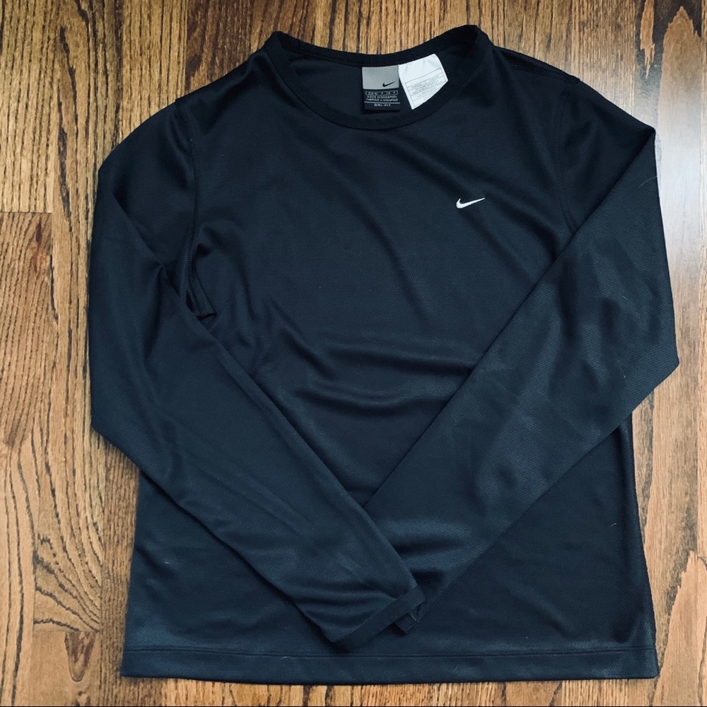 Nike Black Longsleeve Shirt, Size S